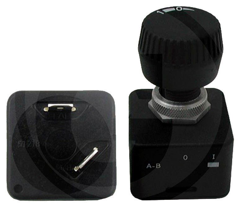 Comutator rotativ - Buton negru
