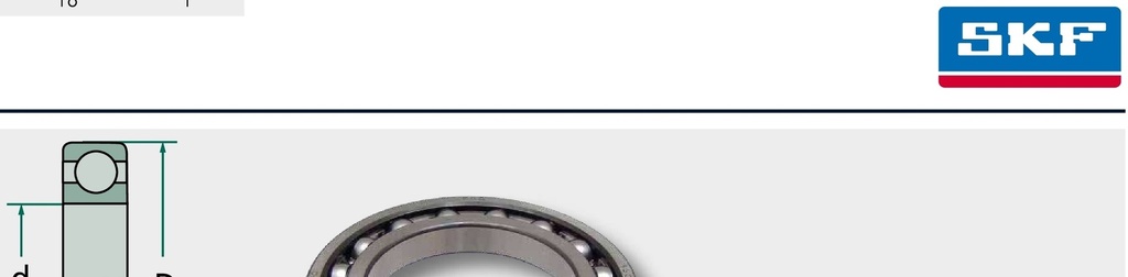 SKF Rulment cu role canelate 626 6 mm