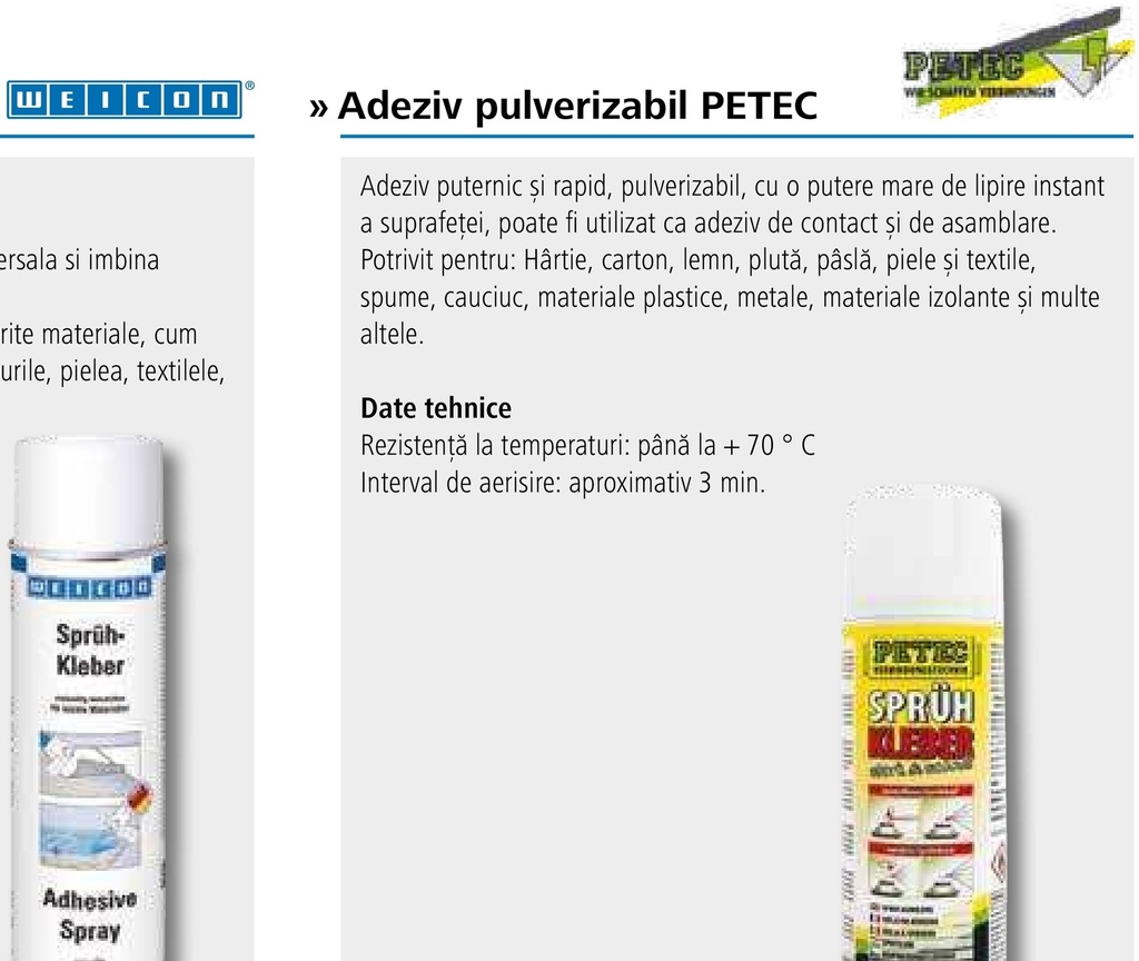 WEICON Adeziv pulverizabil