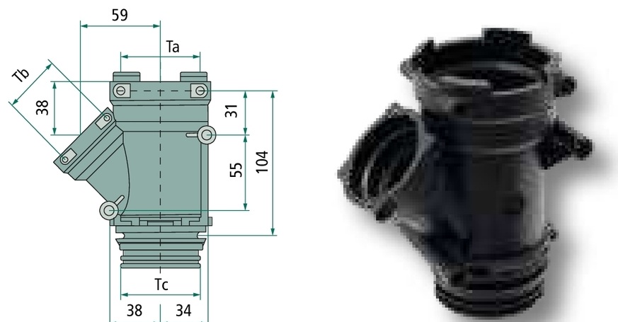 ARAG Racord tip Y