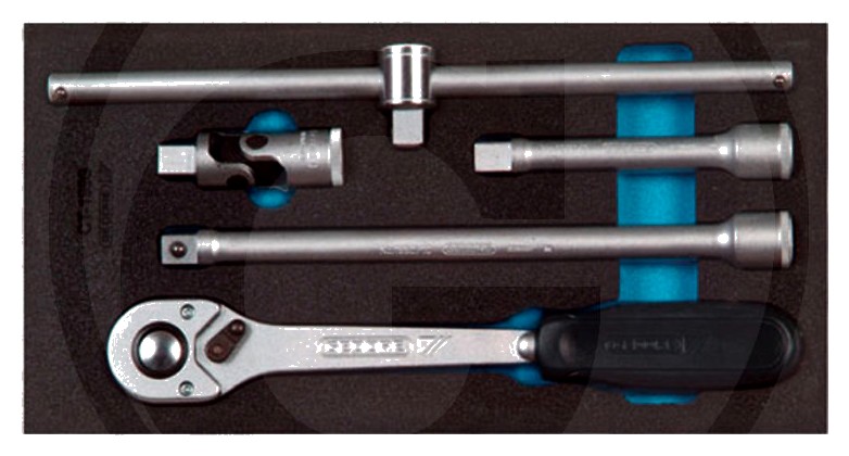 GEDORE Accesorii pentru insertii chei tubulare 1/2" - Modul CT 5-piese