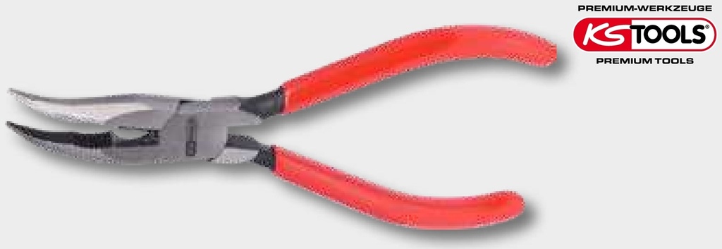 KNIPEX Flachrundzangen - Zange verchromt, Griffe isoliert mit Mehrkomponenten-Hüllen, VDE-geprüft, IEC 60900, DIN EN 609