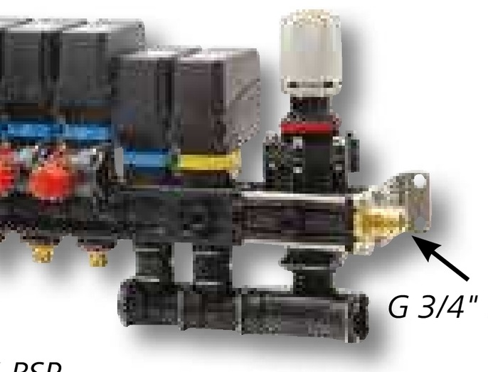ARAG Supapa de control proporțional - electric, 4 cai, cu filtru cutie de control potrivită 67046698461