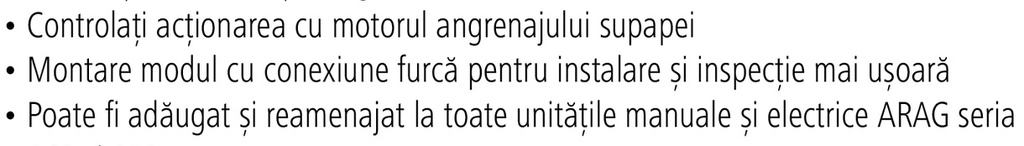 ARAG Colector - cu supapa de refulare a presiunii seria 863T
