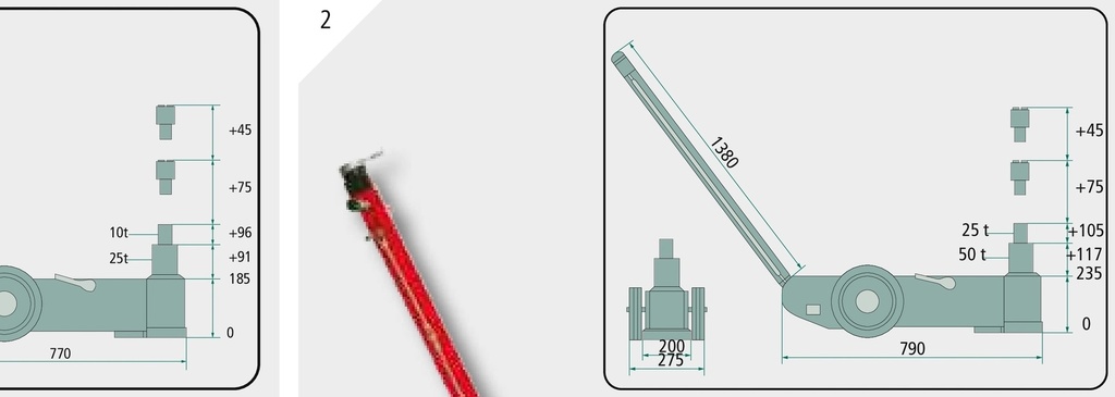 AC Cric auto hidraulic - 65 t, 65-1H