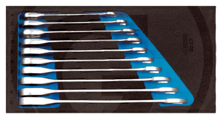 GEDORE set-cheie fixa cu clichet inelar - Modul CT 10-piese