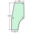 sticla usi curbata stg. "VERDE" 000988200/10C