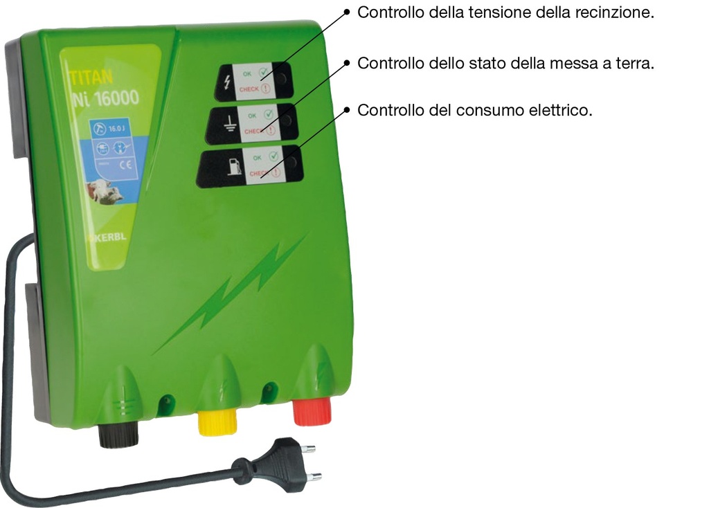 Energiser TITAN Ni 16000 Alimentare 230 V 300 km 01200