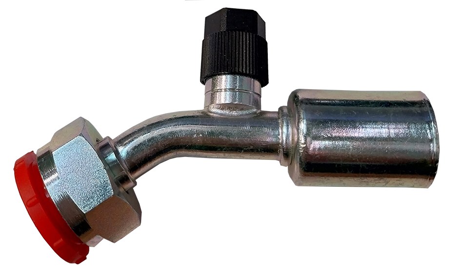 Filet interior swivel Rotolock fitting 45° cu OR si Supapa 05193