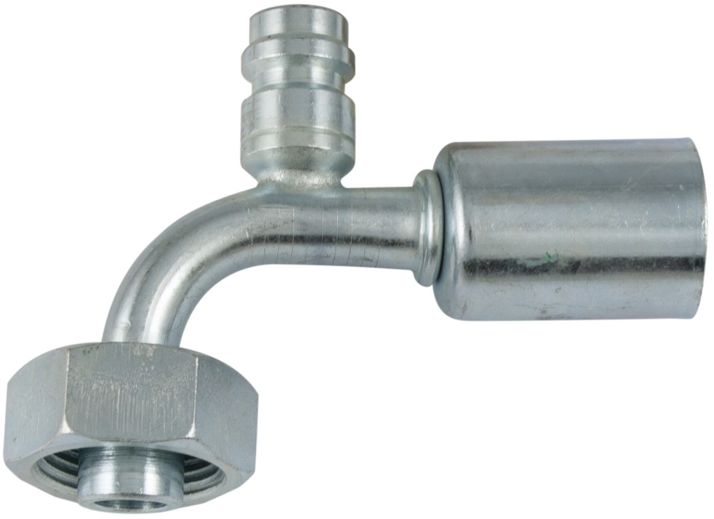 Filet interior swivel Rotolock fitting 90° cu OR si Supapa 05195