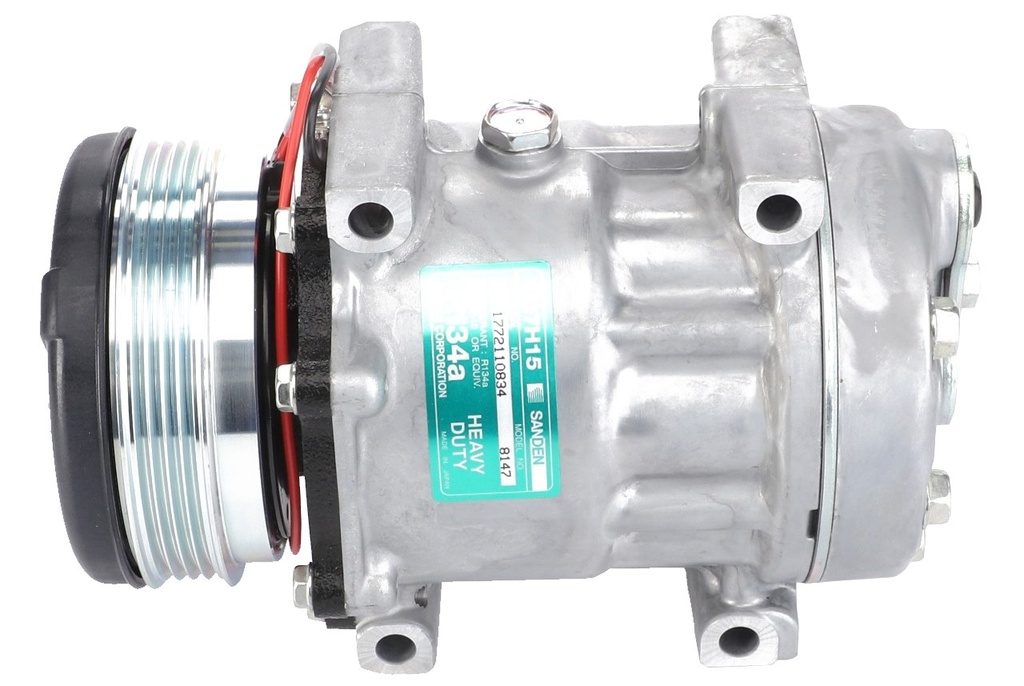 Compresor SANDEN pentru R134 gaz Tensiune 12 V 05442