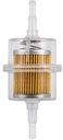 Filtru de combustibil din plastic, cartuș de hârtie 122 mm 10079