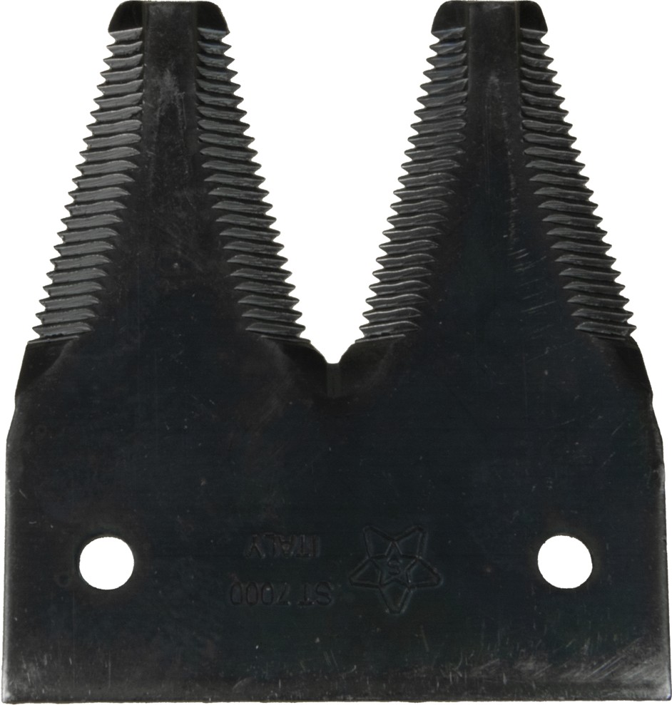 Lama dubla 3" pentru masini de tuns iarba cu 2 gauri Placa 3" - 82x2,7 mm Tip Di 82 mm 46218