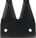 Lama dubla 3" pentru masini de tuns iarba cu 2 gauri Placa 3" - 82x2,7 mm Tip Di 82 mm 46218