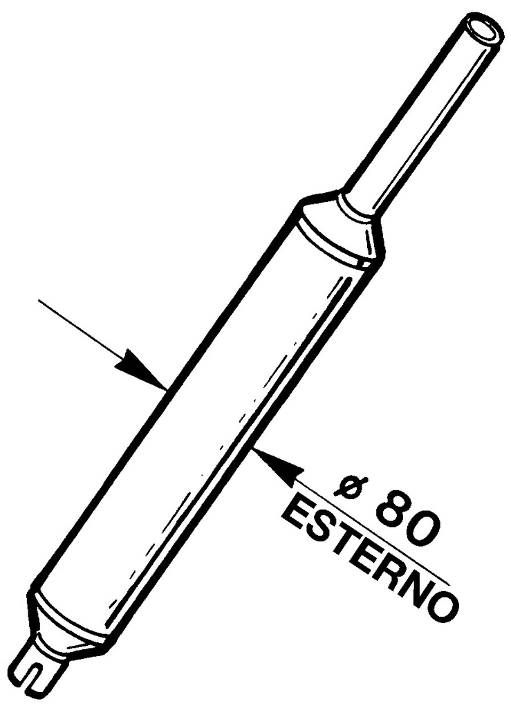 TOBE DE EȘTIE 80 mm 11891