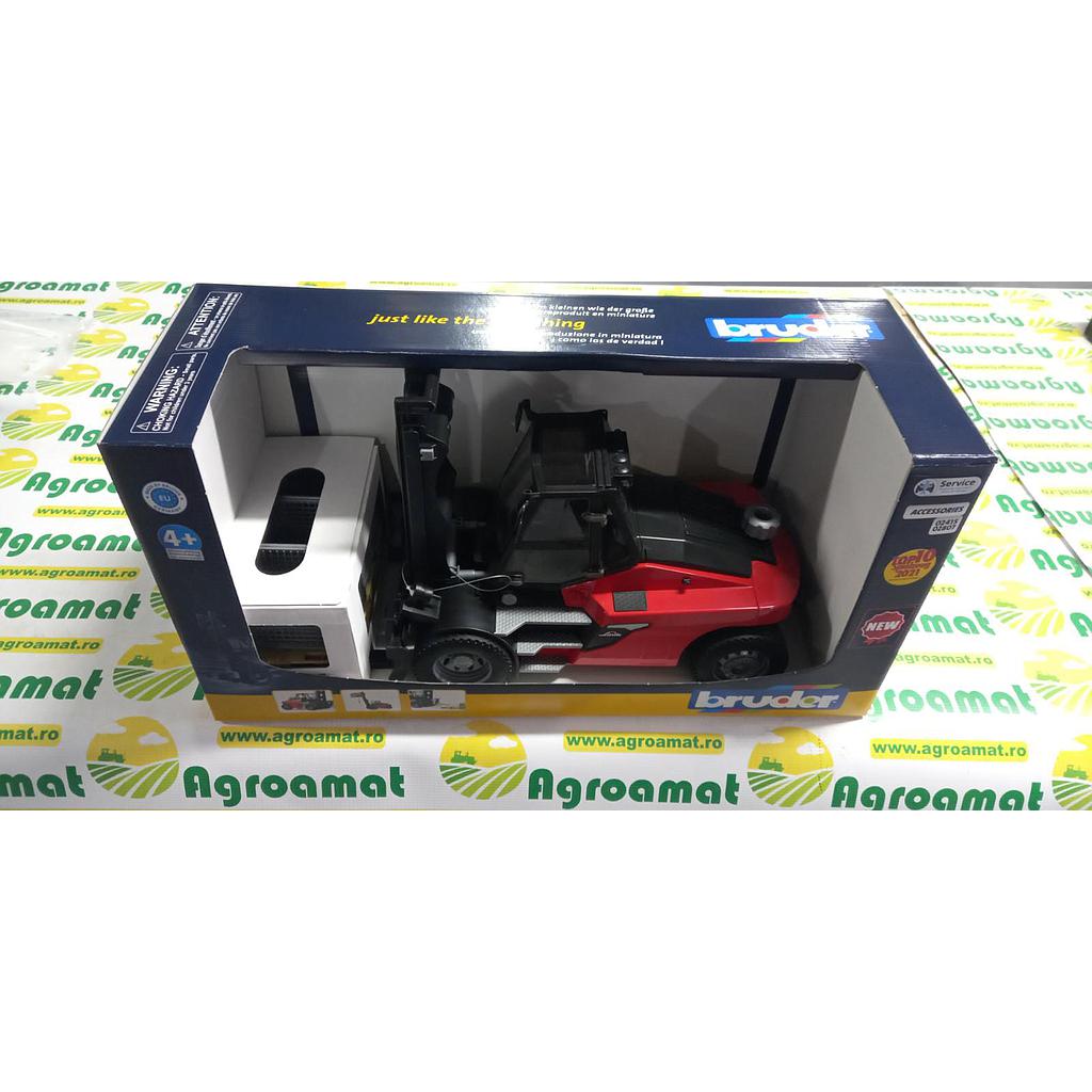 Motostivuitor Linde HT160 cu palet si 3 boxpaleti