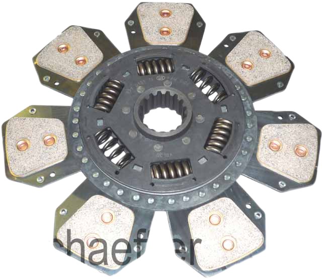 Disc central 7 palete cu arcuri de tensionare 310 mm 15531
