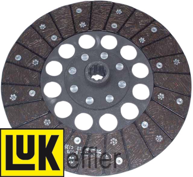 Disc ambreiaj PTO rigid 165 mm 15943