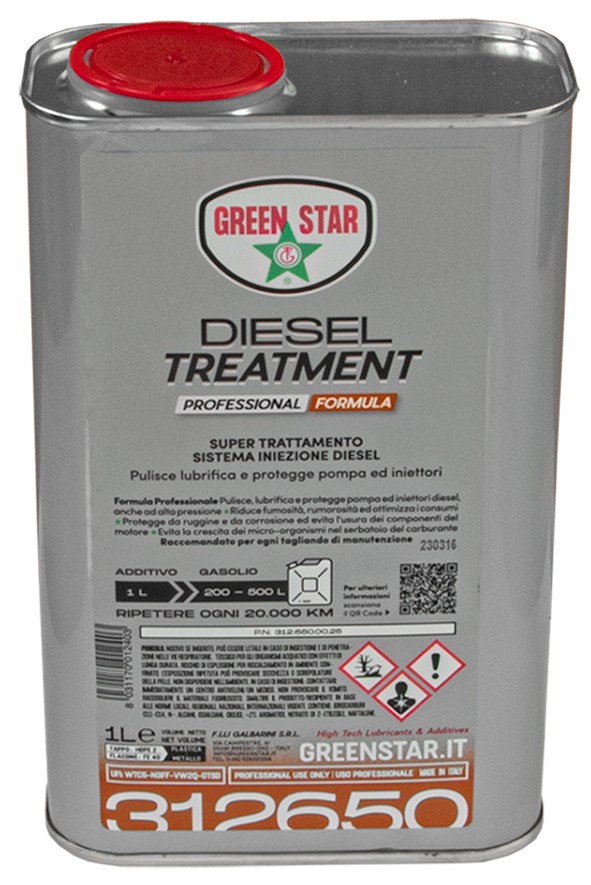Tratarea sistemului de injecție diesel - 1 L 20608