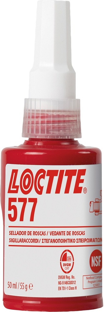 Etanșant de rezistență medie pentru fitinguri metalice - 50 ml 21058