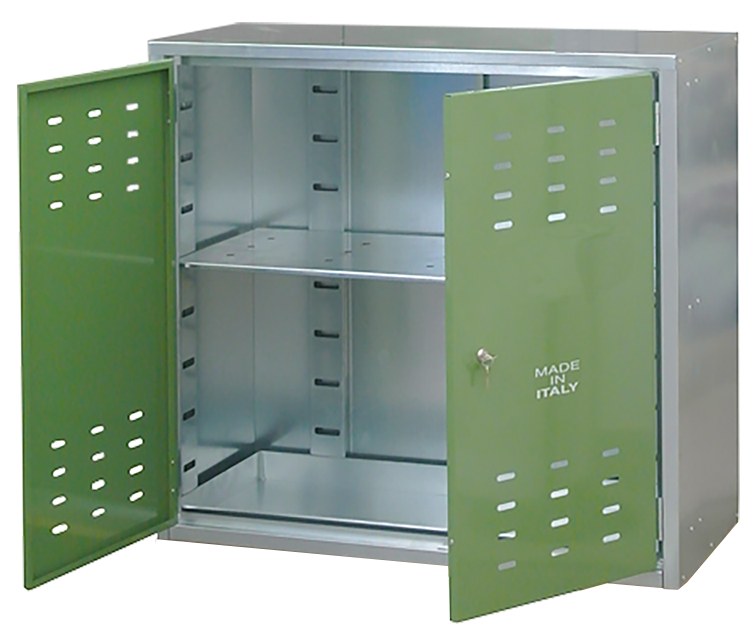 Dulap depozitare produse de protecție a plantelor cu 2 rafturi 1000x480x1065 mm 21074