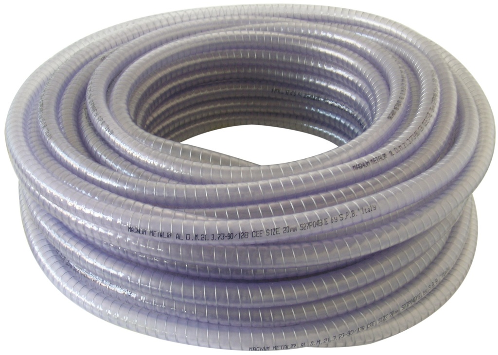 Furtun netoxic cu oțel spiralat pentru uz alimentar 60 m 25980