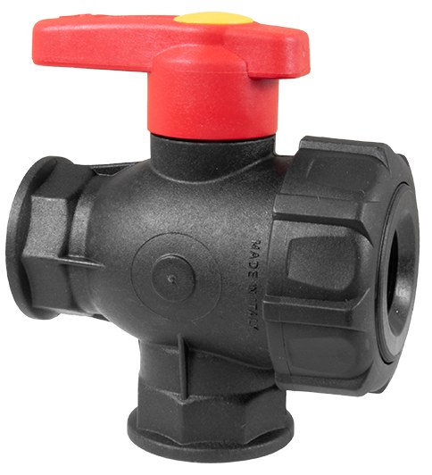 3-way Bila Supapa cu continuous flow Union Interior 86.5 mm 26521