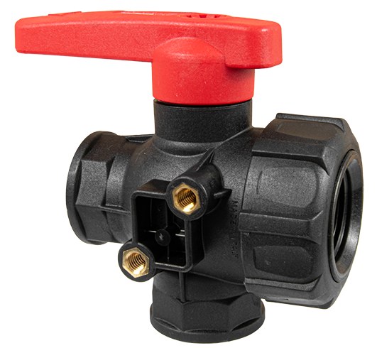 3-way Bila Supapa cu continuous flow Union Interior 99 mm 26523