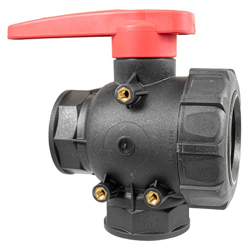 3-way Bila Supapa cu continuous flow Union Interior 148.5 mm 26526