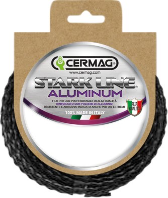 Snur de nailon elicoidal STARK LINE ALUMINIU - calitate superioara 45 m 26815