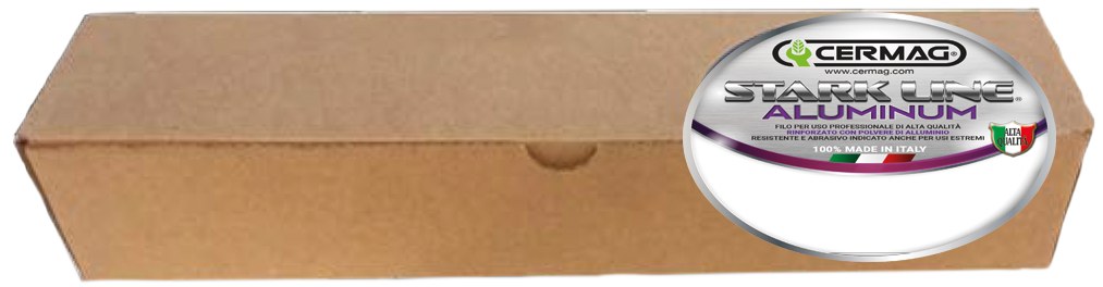 Snur de nailon elicoidal STARK LINE ALUMINIU - calitate superioara 300 mm 26818