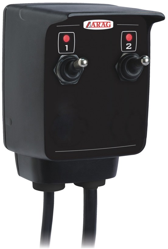 Cutie de comandă cu 2 căi cu lungimea cablului de 4 m 26903