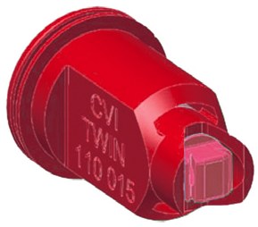 Duză de inducție a aerului ISO Seria CVI TWIN 110° - 04 1.13 ÷ 1.60 l/min 27964