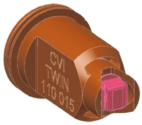 Duză de inducție a aerului ISO Seria CVI TWIN 110° - 05 1.41 ÷ 2.00 l/min 27965