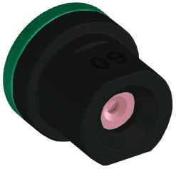 Duza cu cu tubular antideriva Seria ATR 60° - Negru 2.00 ÷ 4.28 l/min 28008