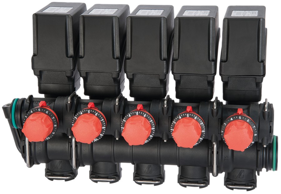 Grup de Supape electrice cu retururi calibrate Sectiuni 5 50 l/min 28123