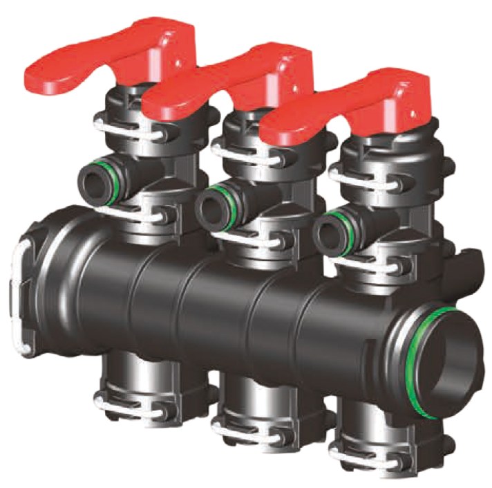 Grup de secțiuni de braț manual Supape 50 l/min 28134