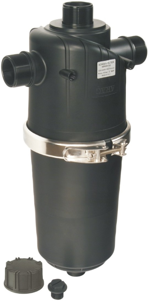 2" plasă dublă în linie T Filtru Tip plasă Inox 120/32 Mesh 332 28380