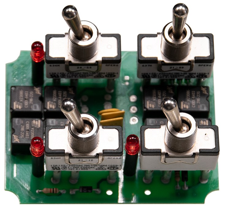 Placa de circuit pentru cutie cu 2 cai + G+P 28485
