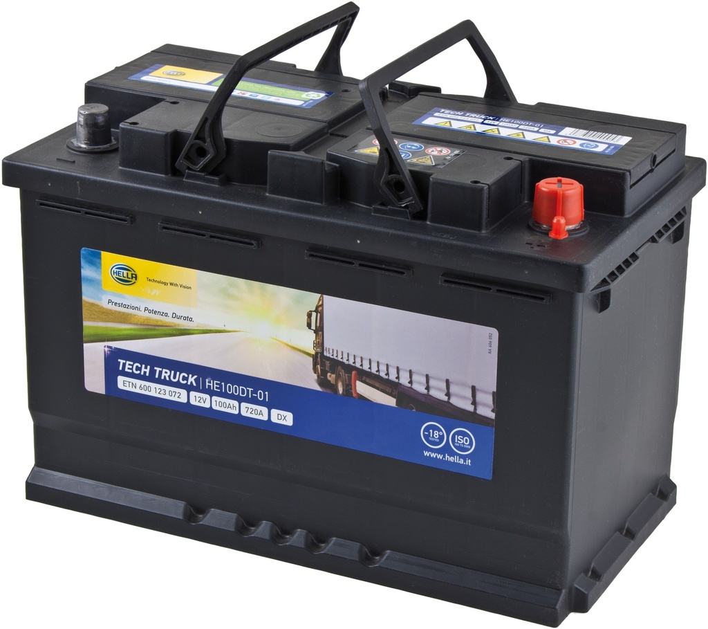 Baterie standard 12V - HELLA 313 mm 35005