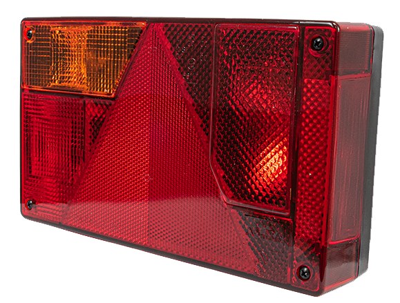 Lampa spate stânga cu reflector triunghiular integrat Side Sinistro Nu 235 mm 35686