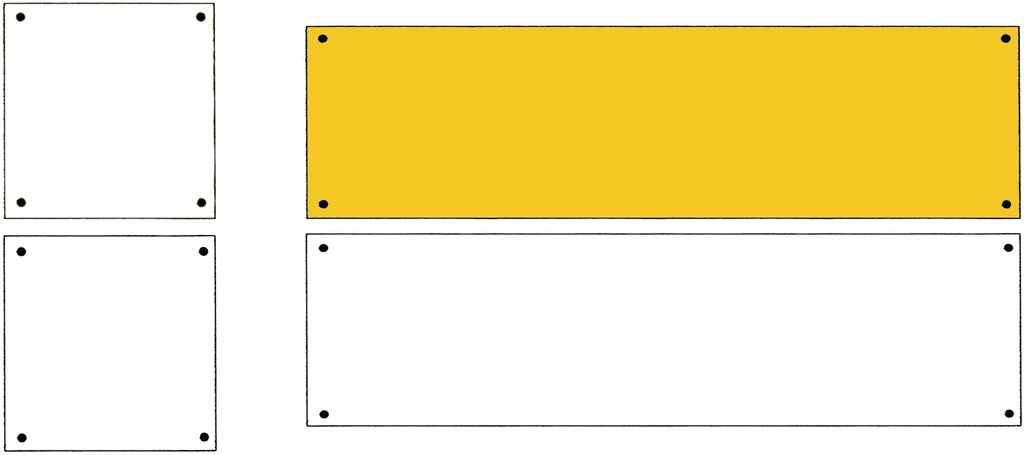 PANOURI LATERALE DUBLE PENTRU PLACI ÎNLOCUITE ȘI TEMPORARE 165x165 mm 35750