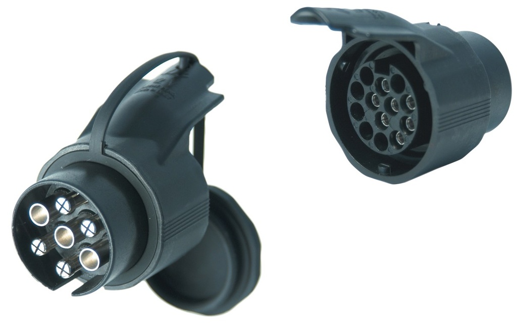 MICRO ADAPTATOR DE LA PRISA CU 7 pini LA PRISA 12V 13 pini CU CAPAC 36036