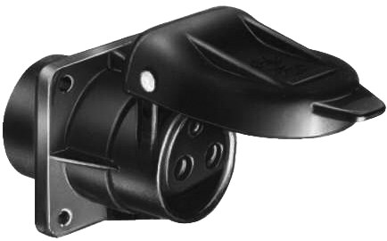 Imbinare 3 POLI CU FLANSA PATATRATA 12/24V 2x25A + 1x5A 36041