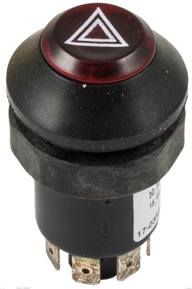 Buton cu simbolul luminilor de pericol 36247