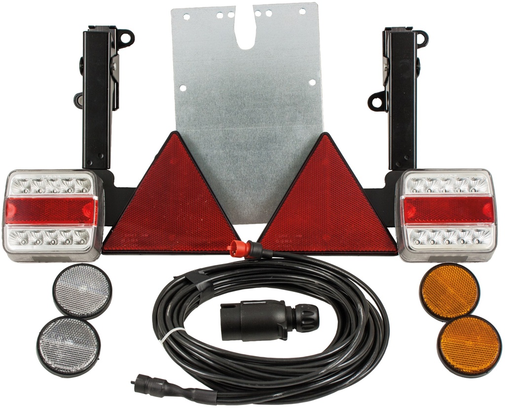 set lumini indicatoare pentru remorci în formă de L 7500 mm 36545