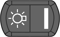 Buton cu simbolul luminilor generale 700 36725