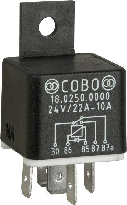 releu cu dioda 24V 22/10A 36742