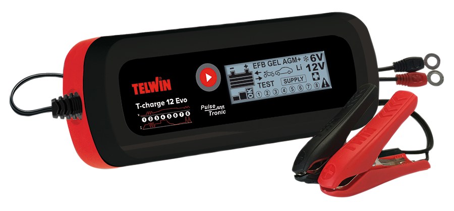 ÎNCĂRCĂTOR BATERIE T-CHARGE 12 EVO 170x65x35 mm 36783