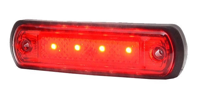 Lumină de degajare cu LED ROSĂ 12/24V 37183